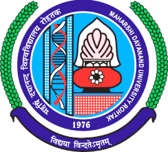 Maharshi Dayanand University Rohtak logo