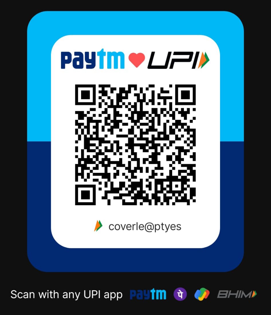 Scan to pay via UPI